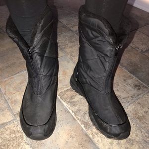 black boots